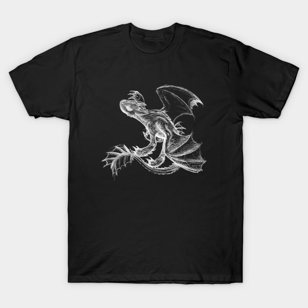 Fury of the Night T-Shirt by cyber t-shirt